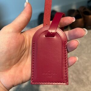 Louis Vuitton small luggage tag